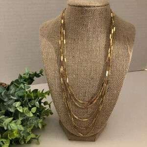 CITATION Women’s 4-Strand Gold Necklace Chain